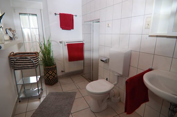 Ferienwohnung Bonita in Bruttig an der Mosel - Bad mit WC